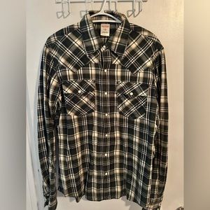 True Religion Plaid Shirt Men’s Size Large